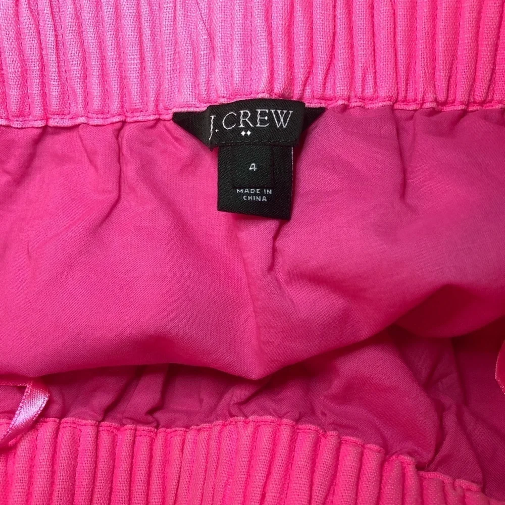 J. Crew Bright Pink Mini Skirt